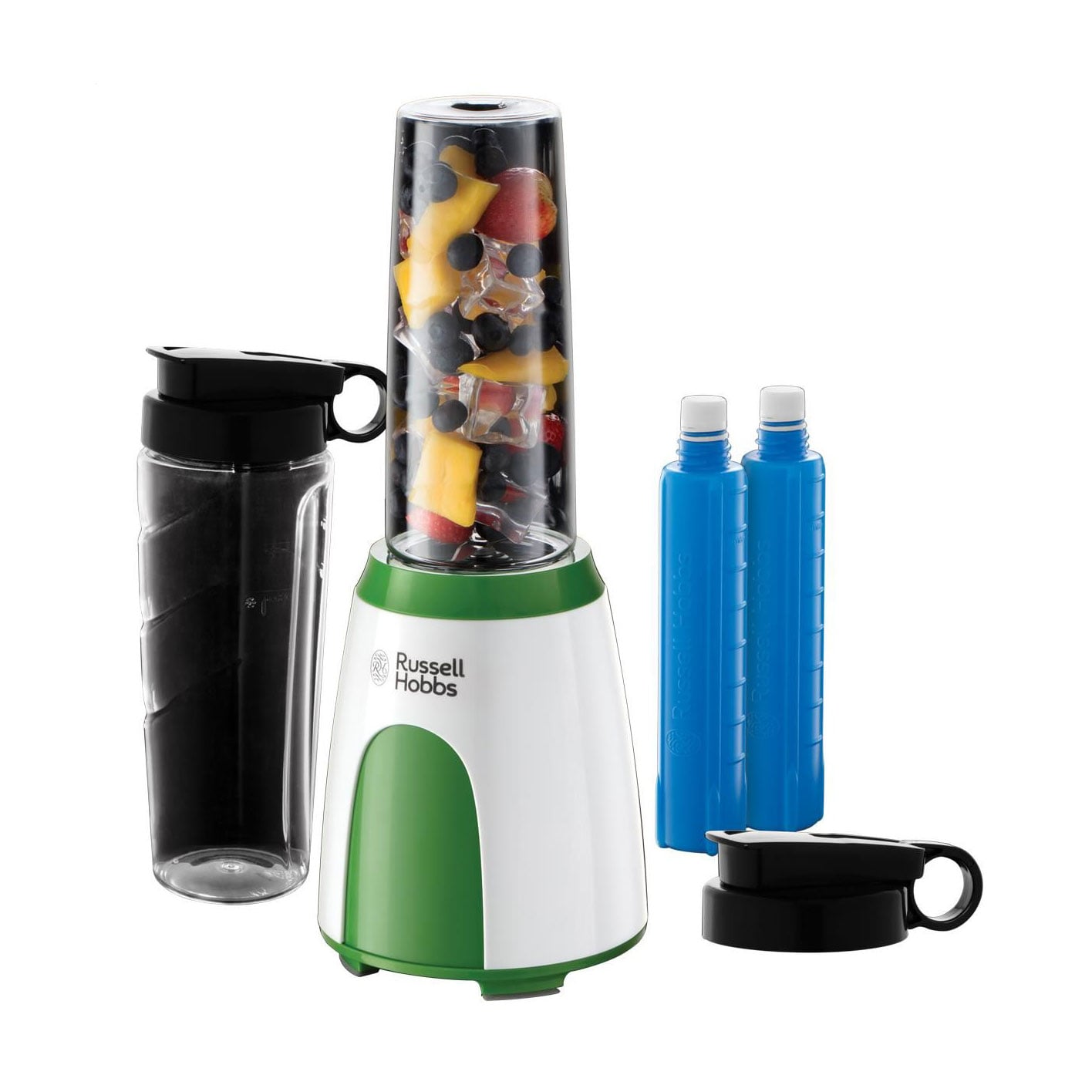 Блендер для смузі Russell Hobbs Explore Mix &amp; Go Cool біло-зелений (25160-56)